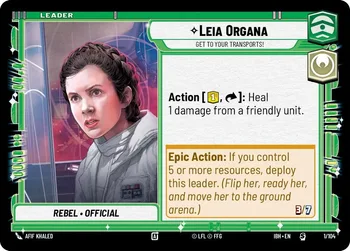 Leia Organa - Get to Your Transports!