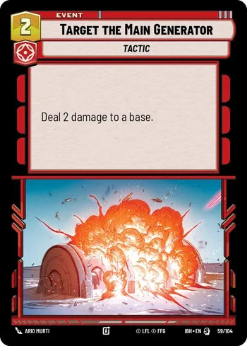 Target the Main Generator