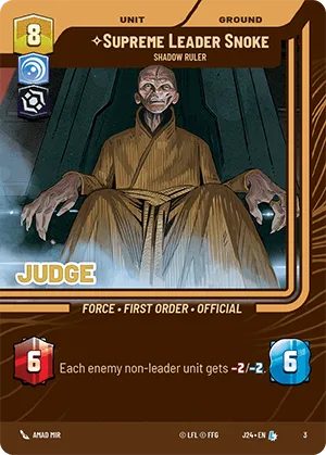 Supreme Leader Snoke - Shadow Ruler