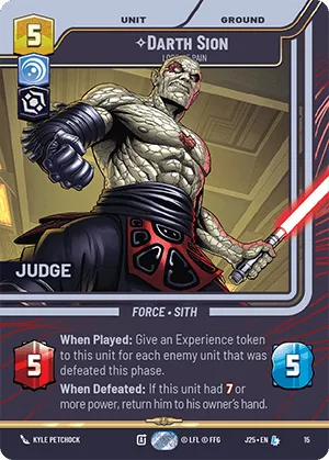 Darth Sion - Lord of Pain