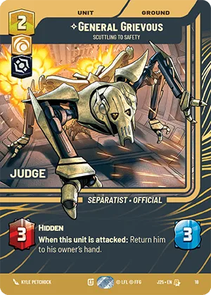 General Grievous - Scuttling to Safety
