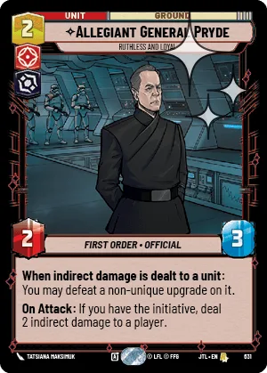 Allegiant General Pryde - Ruthless and Loyal