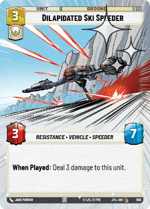 Dilapidated Ski Speeder