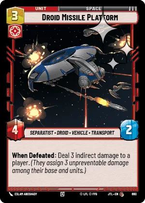 Droid Missile Platform