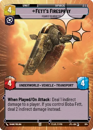Fett's Firespray - Feared Silhouette