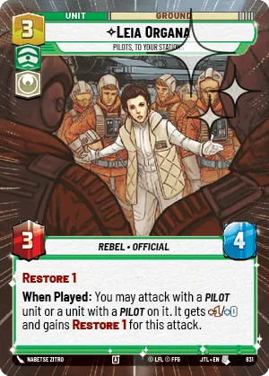 Leia Organa - Pilots, To Your Stations