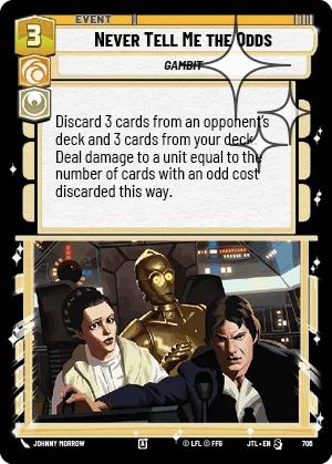 Never Tell Me the Odds