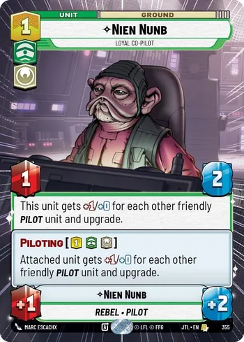 Nien Nunb - Loyal Co-Pilot