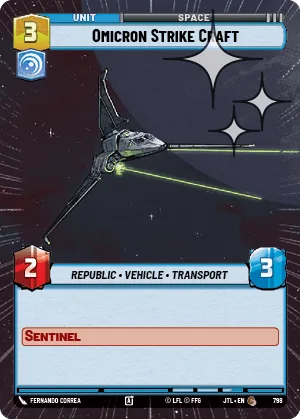 Omicron Strike Craft