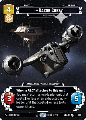 Razor Crest - Ride For Hire