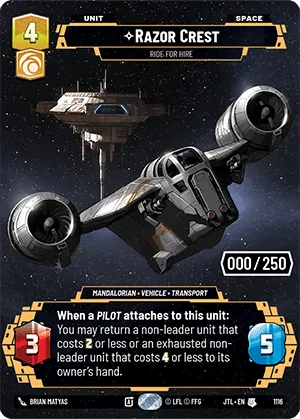 Razor Crest - Ride For Hire