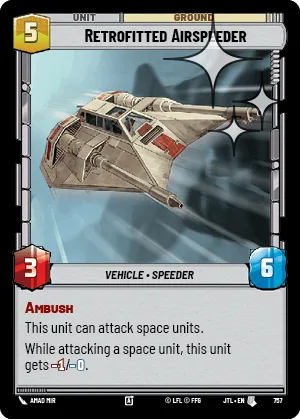 Retrofitted Airspeeder
