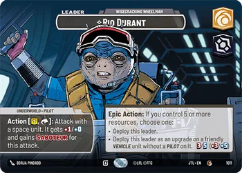 Rio Durant - Wisecracking Wheelman