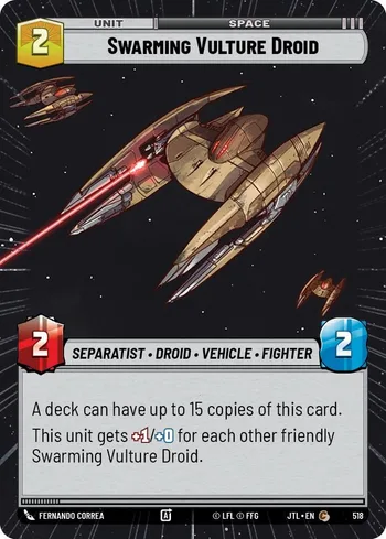 Swarming Vulture Droid
