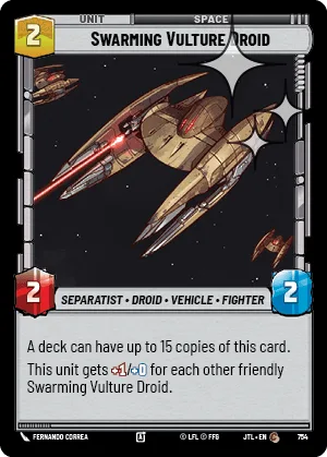 Swarming Vulture Droid