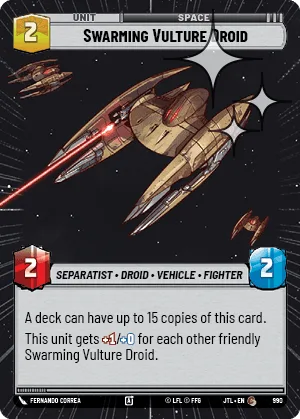 Swarming Vulture Droid