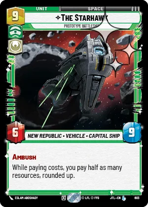 The Starhawk - Prototype Battleship