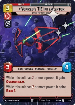 Vonreg's TIE Interceptor - Ace of the First Order