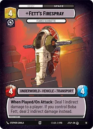 Fett's Firespray - Feared Silhouette