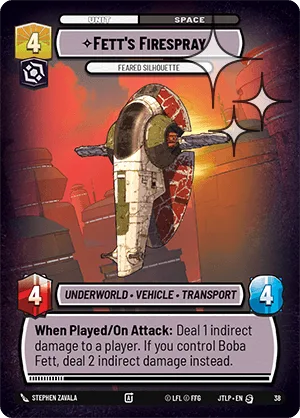 Fett's Firespray - Feared Silhouette