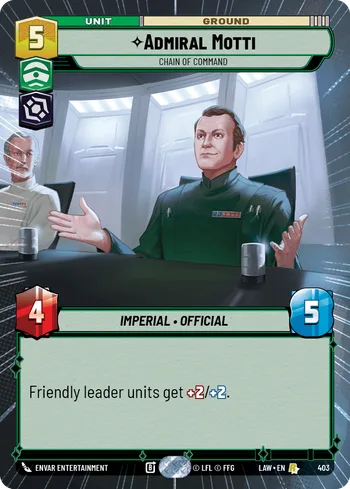 Admiral Motti - Chain of Command
