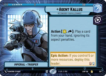 Agent Kallus - Reconsider Your Allegiance