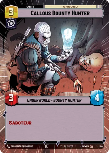 Callous Bounty Hunter
