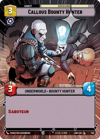 Callous Bounty Hunter