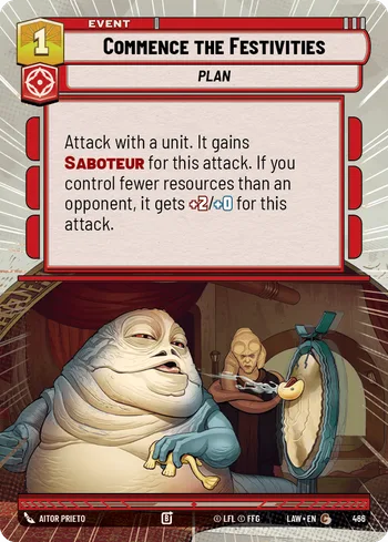 Commence the Festivities