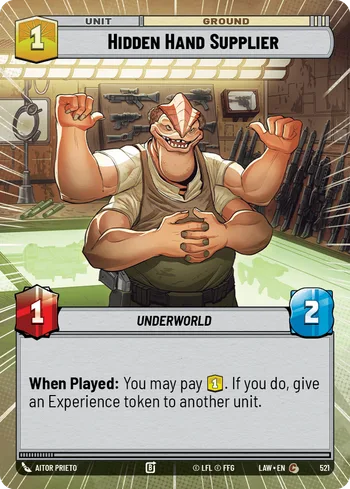 Hidden Hand Supplier