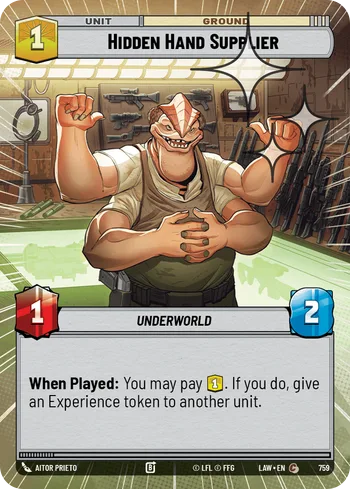 Hidden Hand Supplier