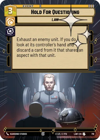 Hold For Questioning