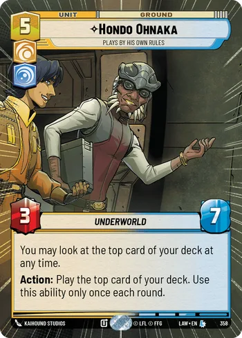 Hondo Ohnaka - Plays By His Own Rules