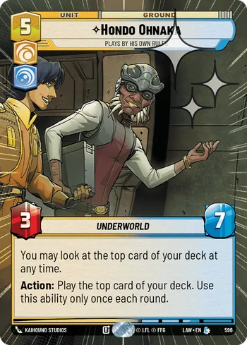 Hondo Ohnaka - Plays By His Own Rules