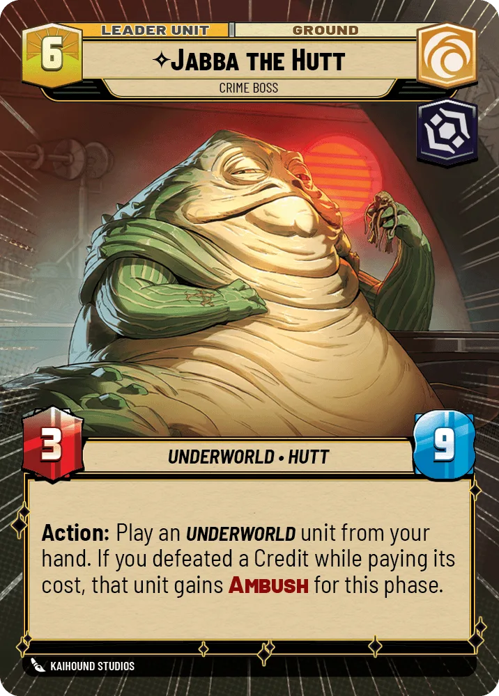 Jabba the Hutt - Crime Boss (back)