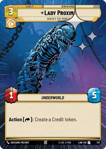 Lady Proxima - Where's the Money?