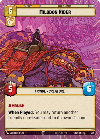 Milodon Rider