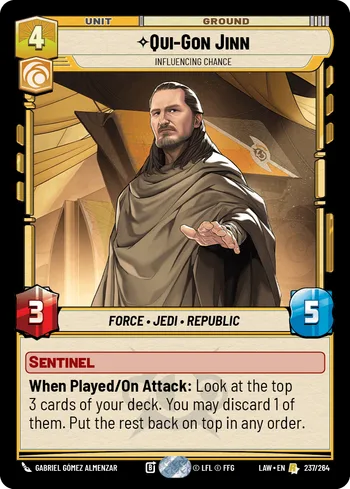 Qui-Gon Jinn - Influencing Chance