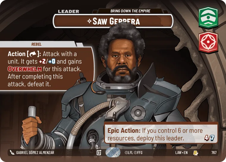 Saw Gerrera - Bring Down the Empire
