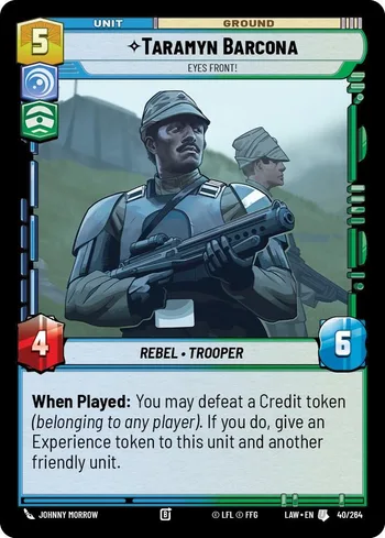 Taramyn Barcona - Eyes Front!