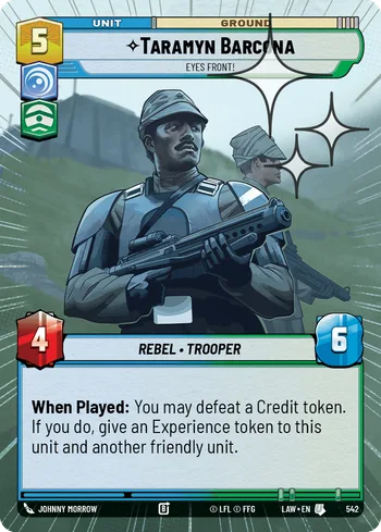 Taramyn Barcona - Eyes Front!