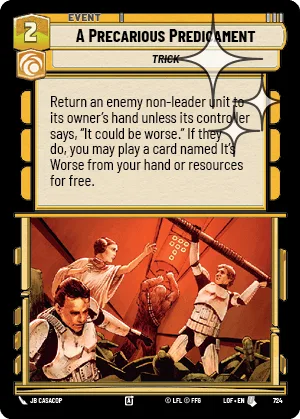 A Precarious Predicament