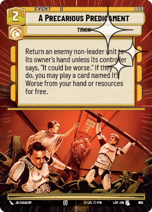 A Precarious Predicament