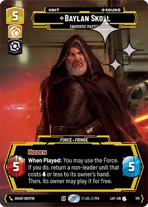 Baylan Skoll - Enigmatic Master