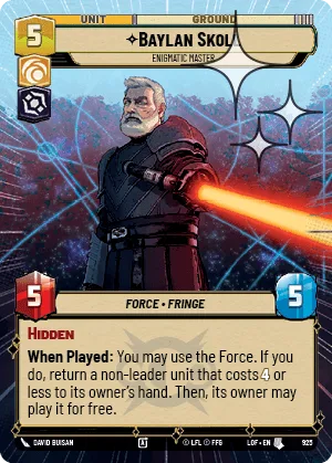 Baylan Skoll - Enigmatic Master