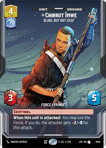 Chirrut Îmwe - Blind, but not Deaf