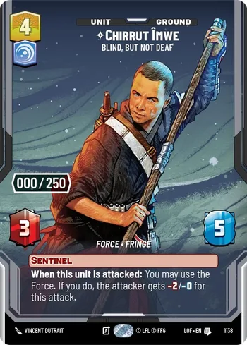 Chirrut Îmwe - Blind, but not Deaf