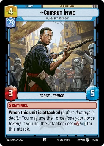 Chirrut Îmwe - Blind, but not Deaf