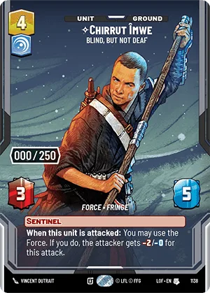 Chirrut Îmwe - Blind, but not Deaf