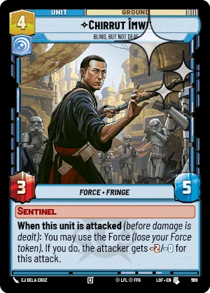 Chirrut Îmwe - Blind, but not Deaf